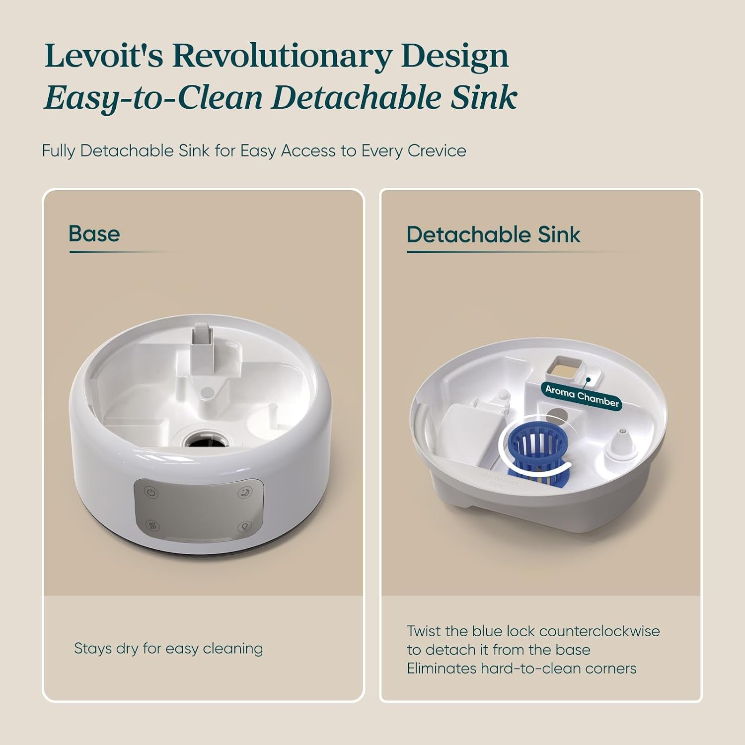 Humidifiers for Bedroom Large Room, 6.2L Tank, Smart App, Quiet 26Db