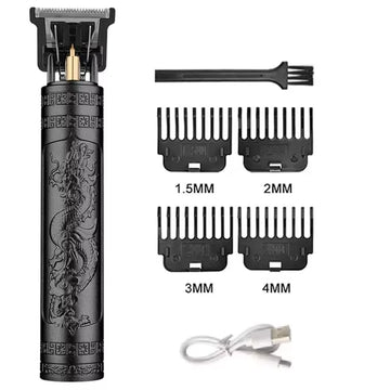 Vintage Hair Clipper Cordless Electric Hair Cutting Machine Portable Shaver Barber USB Fast Charging Hair Trimmer for Hairdresse