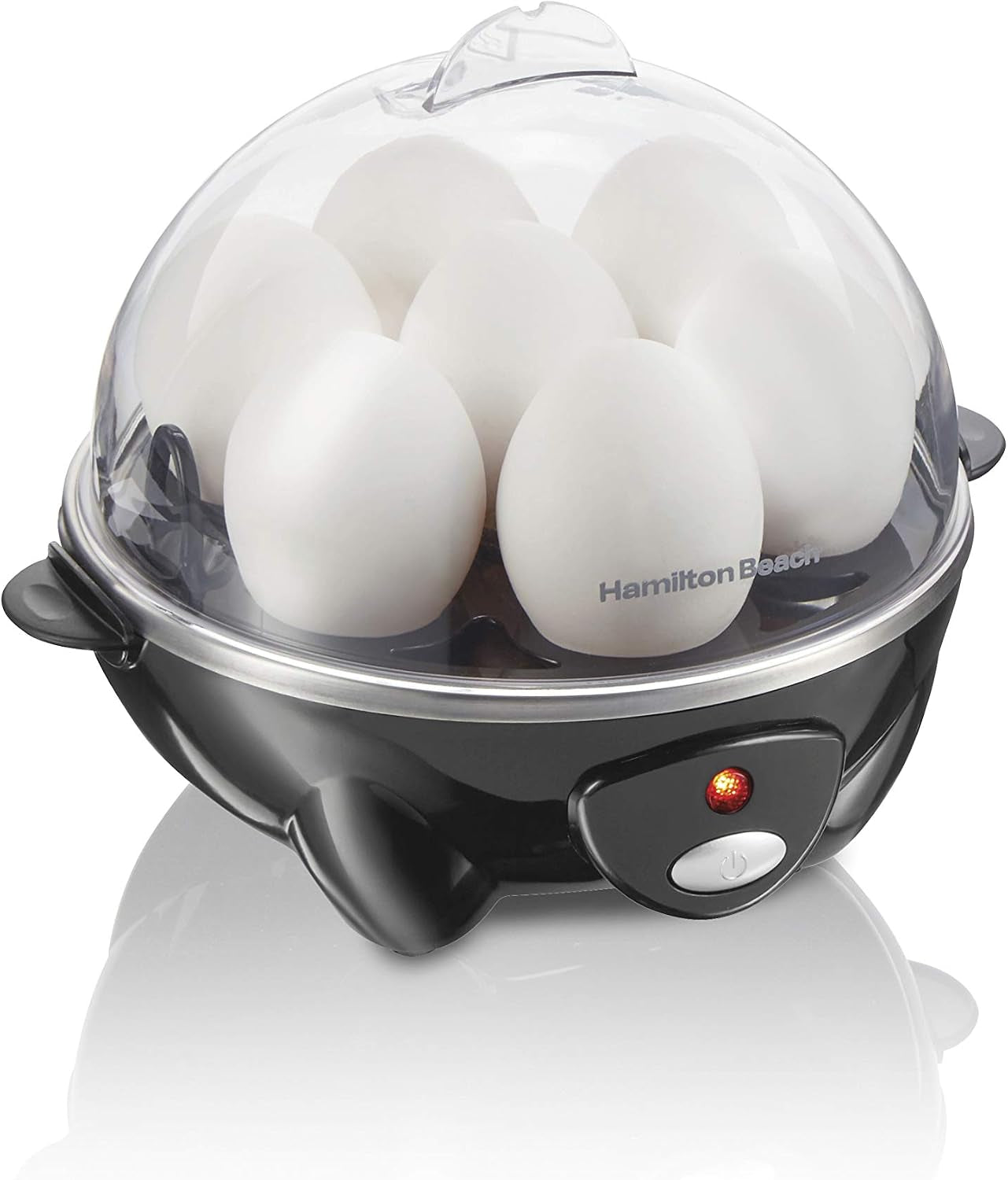 3-In-1 Egg Cooker, Hard-Boiled, Poached, Omelets, 7 Egg Capacity, Teal, 25504G