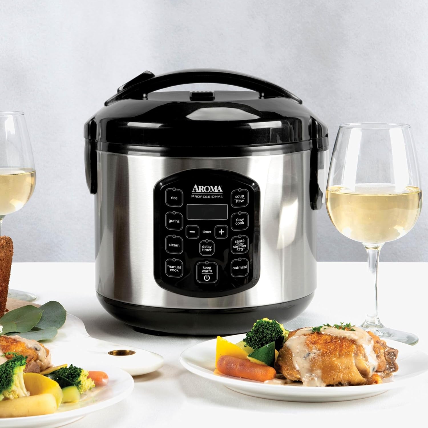 ® Professional 8-Cup (Cooked) / 2Qt. Digital Rice & Grain Multicooker, ARC-984SBD