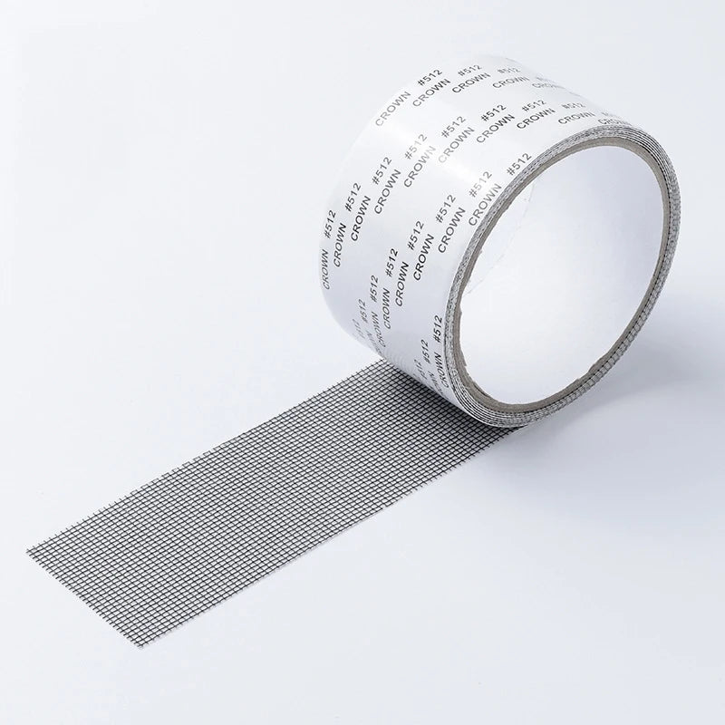Window Screen Repair Tape Waterproof anti Mosquito Door Mesh Patch Tape Broken Holes Repair Essential Accessories Tool 5X200Cm