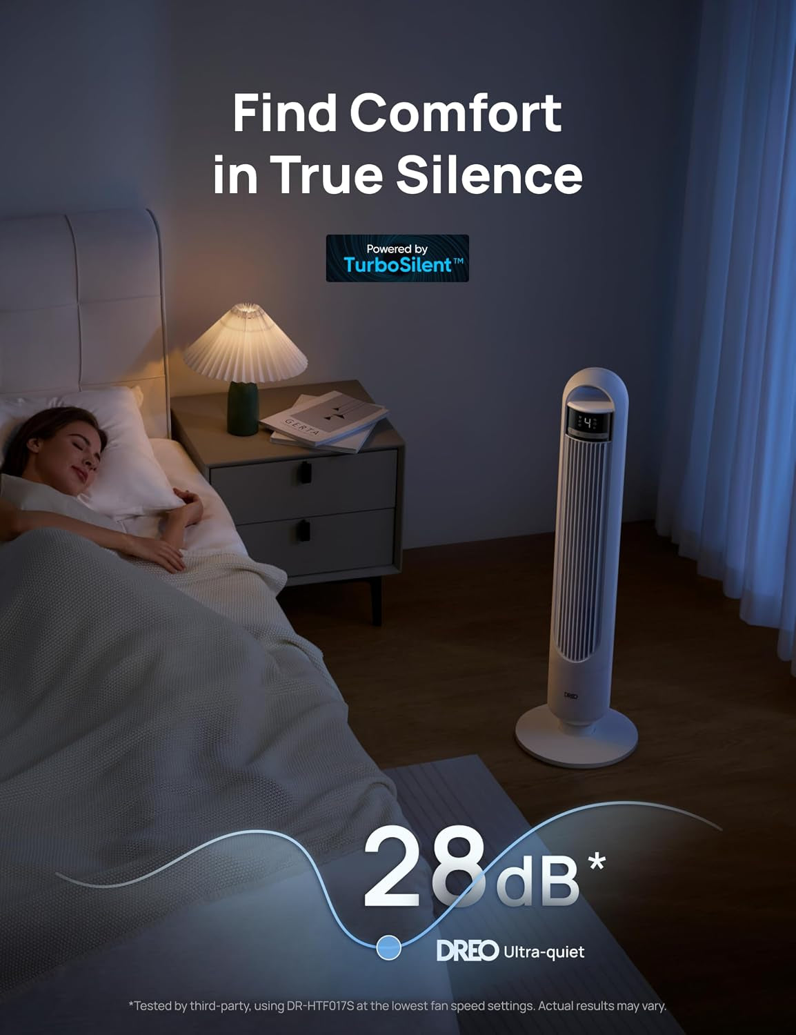 Smart Tower Fan for Bedroom, 90° Oscillating Standing Fans for Room with 4 Speeds, 4 Modes, 25Db Quiet for Sleep, 25Ft/S Velocity, 8H Timer, Remote/App/Voice Control for Living Room, Office, Home