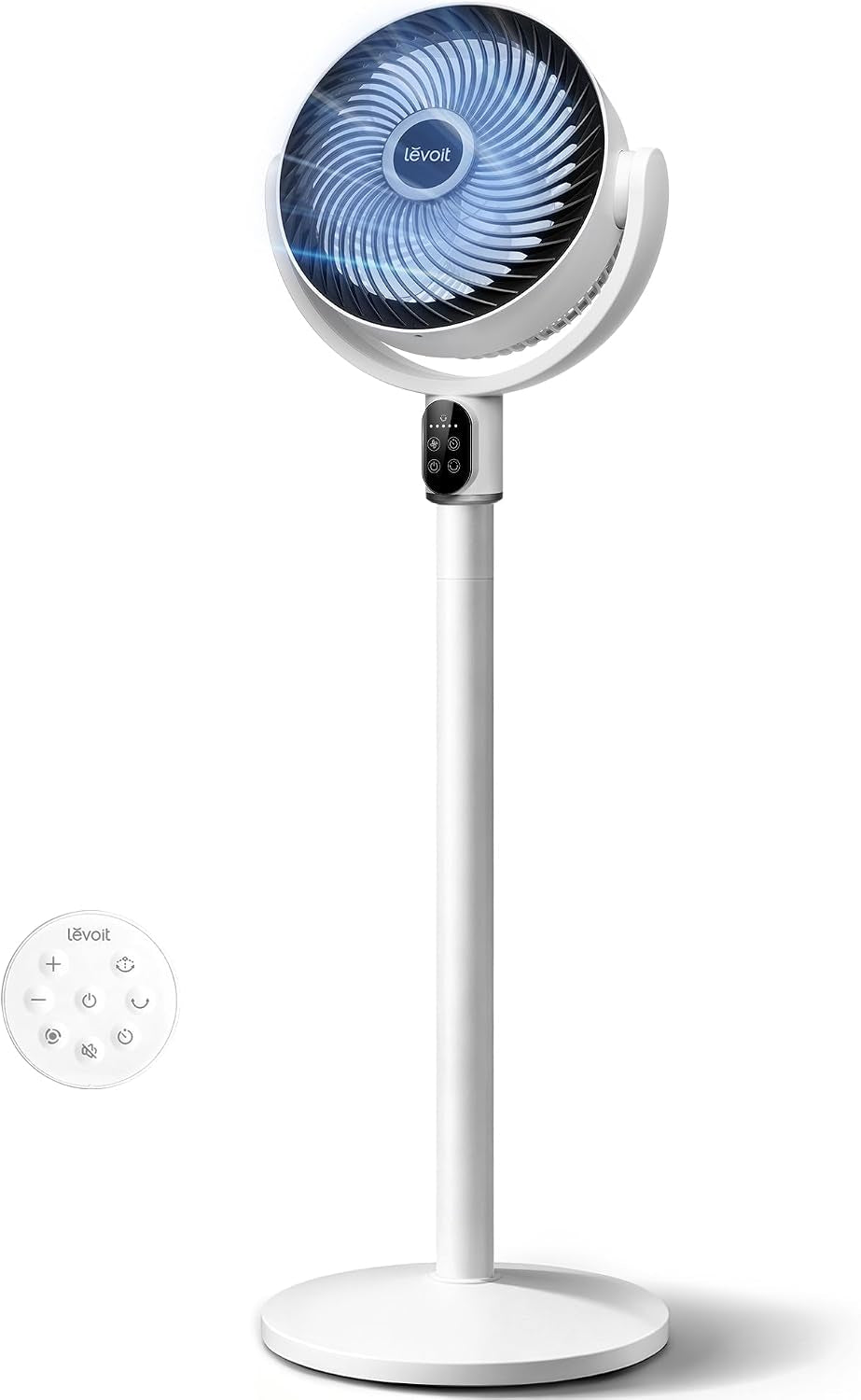25Db Tower Fan for Bedroom, 26Ft/S Velocity Standing Fan, 90° Oscillating Cooling Fans for Home, 12 Speeds, LED Display, 4 Modes, 12H Timer, Bladeless, Remote Control, 36 Inch
