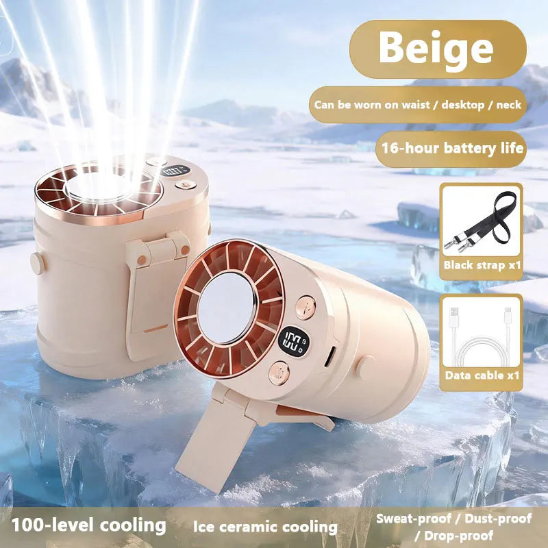 Waist Fan Portable Air Conditioner Personal Cooling Clip on Fan for Outdoor Sports Travel Office Workers Summer Gift