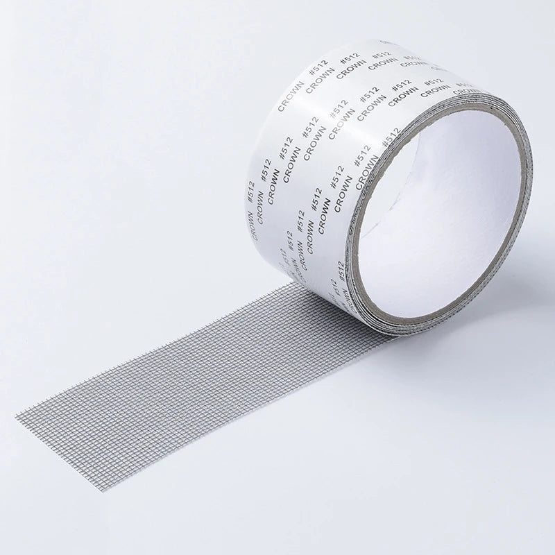 Window Screen Repair Tape Waterproof anti Mosquito Door Mesh Patch Tape Broken Holes Repair Essential Accessories Tool 5X200Cm