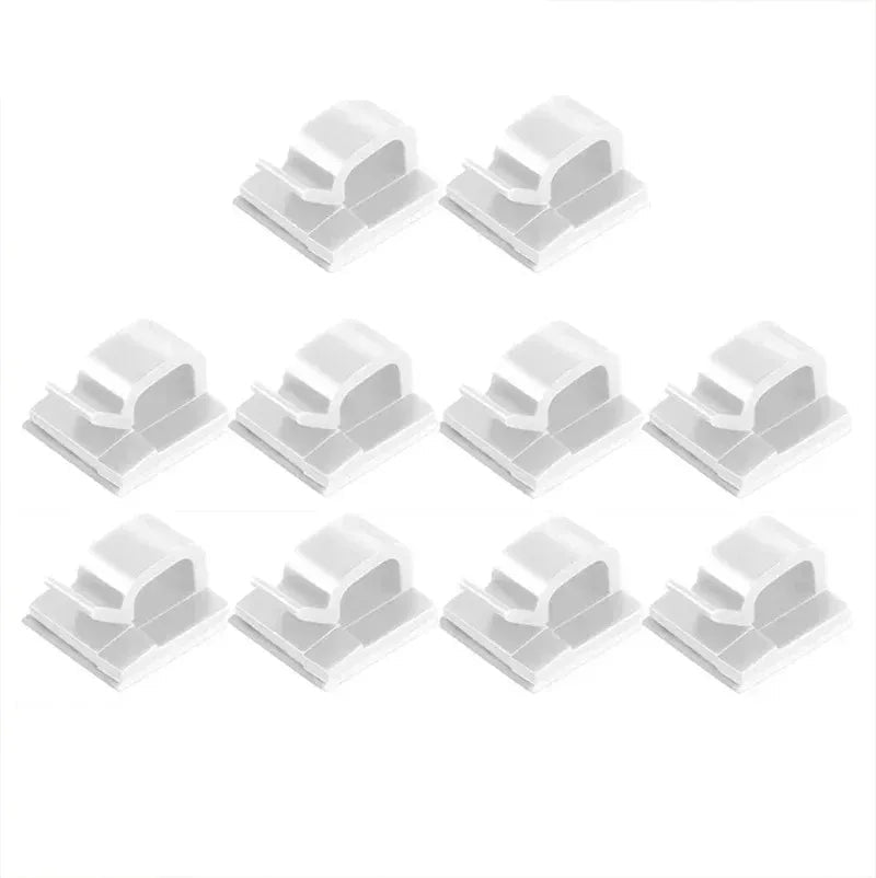 Car Cable Clamp Accessories Self-Adhesive Line Management Clips Wiring Electrical Equipment Supplies Home Improvement