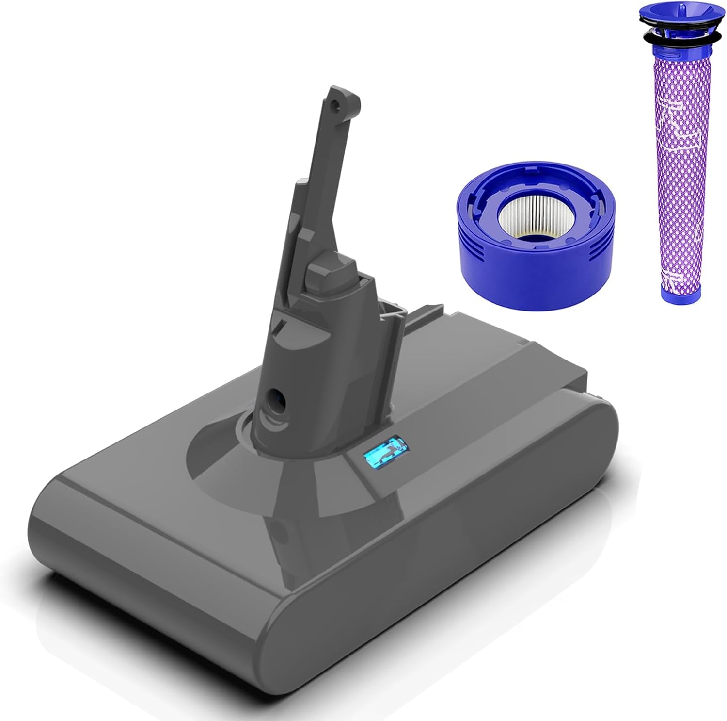 6.0Ah V7 Battery Replacement Compatible with Dyson V7 Series