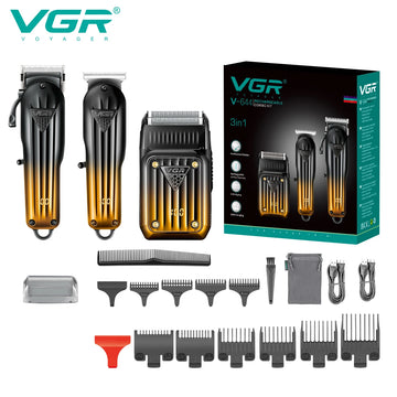 644 Gradient Hair Cutting Combination Electric Shaver Rechargeable Professional Men'S Hair Clipper Carving Electric Pusher