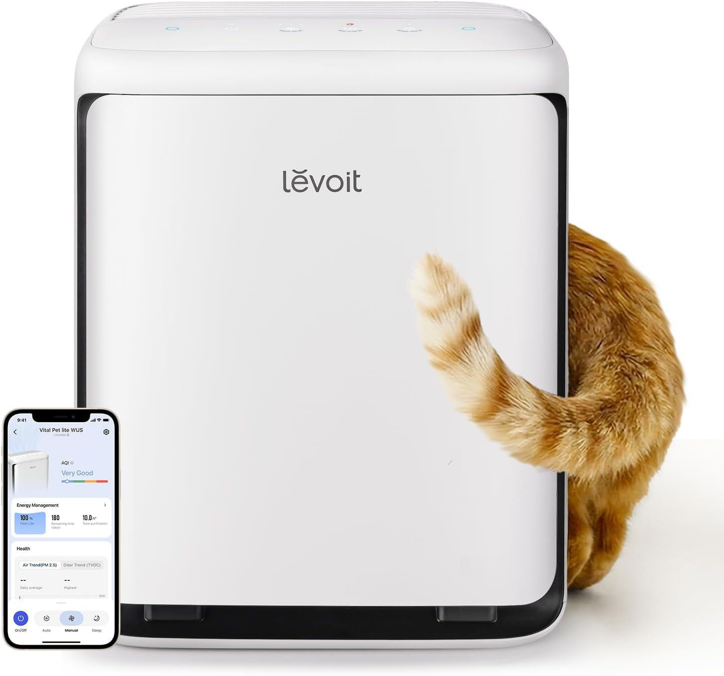Air Purifiers for Large Room Home with Washable Filter, Vital100S-P
