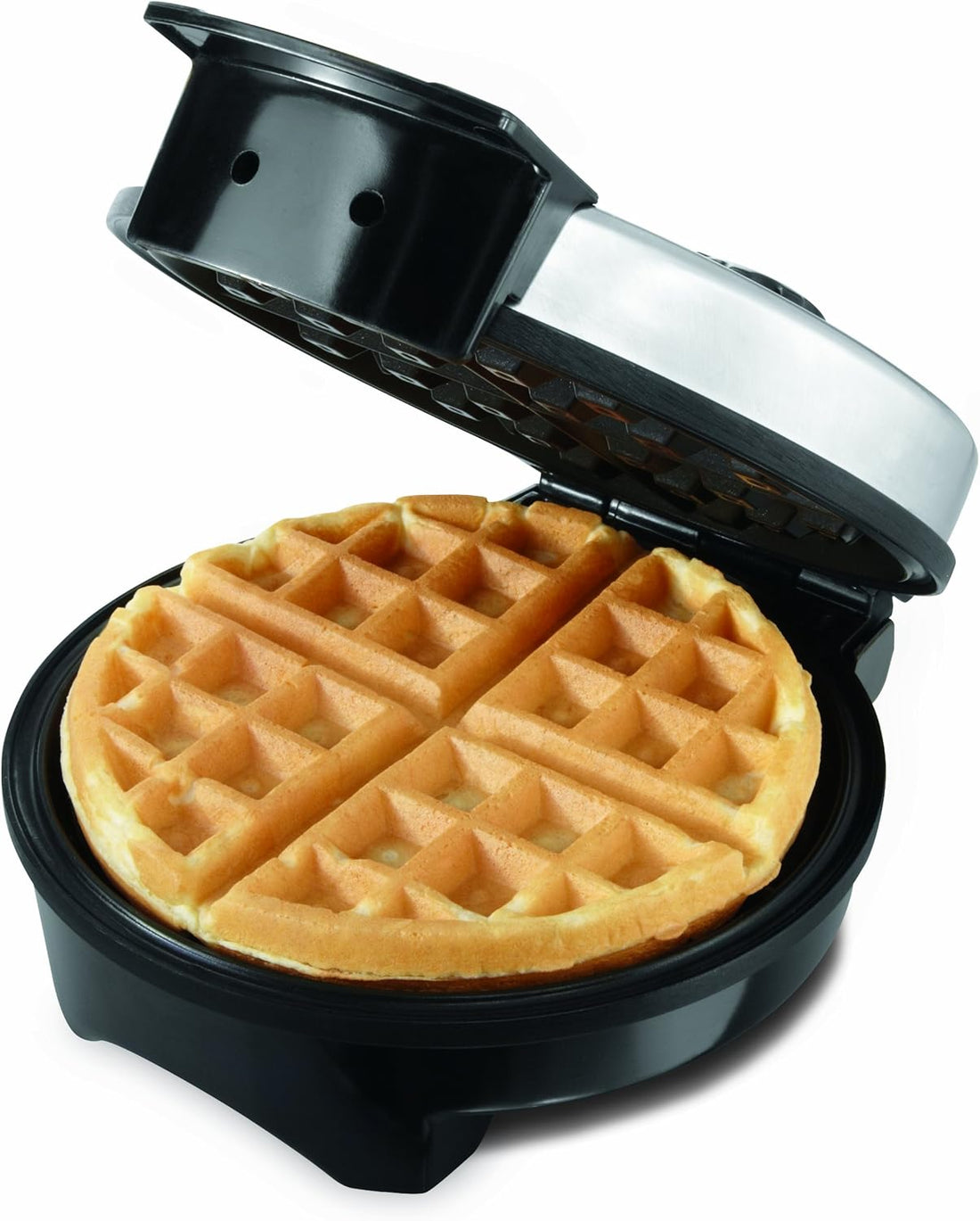 Belgian Waffle Maker, 8", Stainless Steel