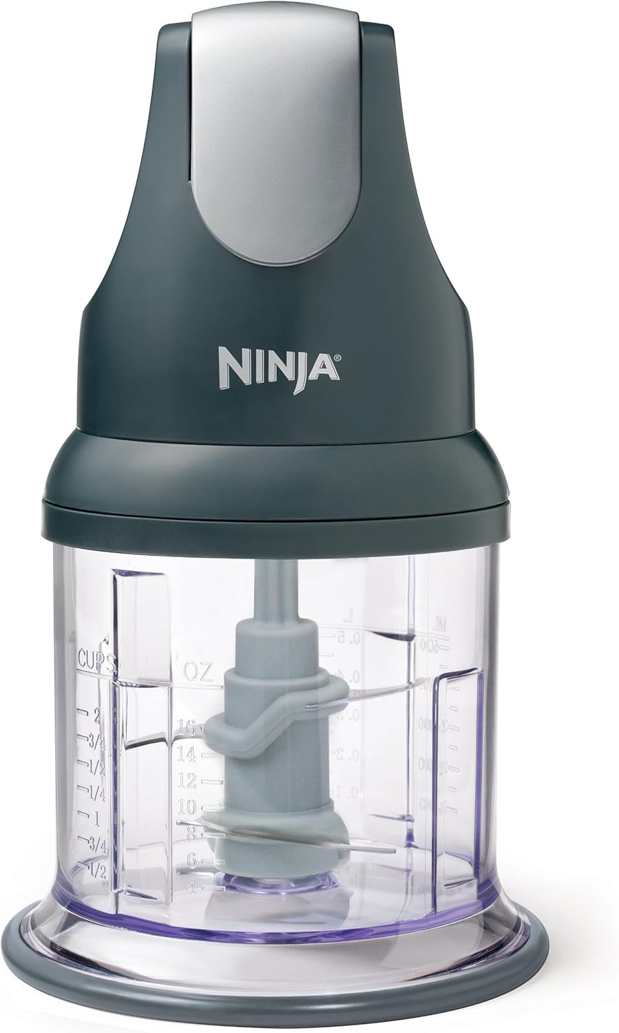 Express Chop Electric Food Chopper, 200-Watt, One-Touch Pulse, for Chopping, Mincing, and Pureeing – Bpa-Free, Dishwasher Safe, with Storage Lid, 16Oz, NJ100C (Canadian Version)