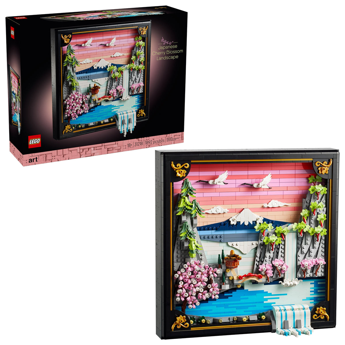 LEGO Art Japanese Cherry Blossom Landscape 31218