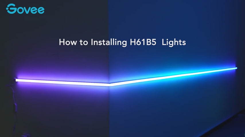 Govee RGBIC LED Strip Lights with Covers H61B5