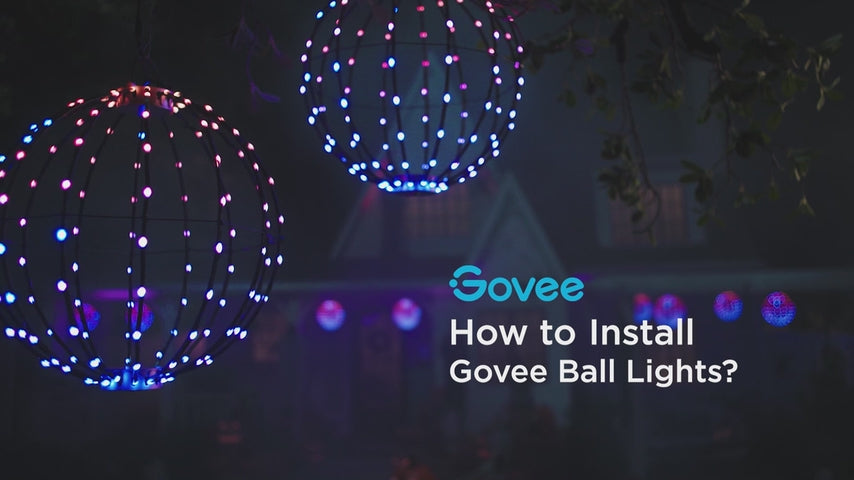 Govee 30.5cm RGBIC Ball Lights 2-Pack H6850