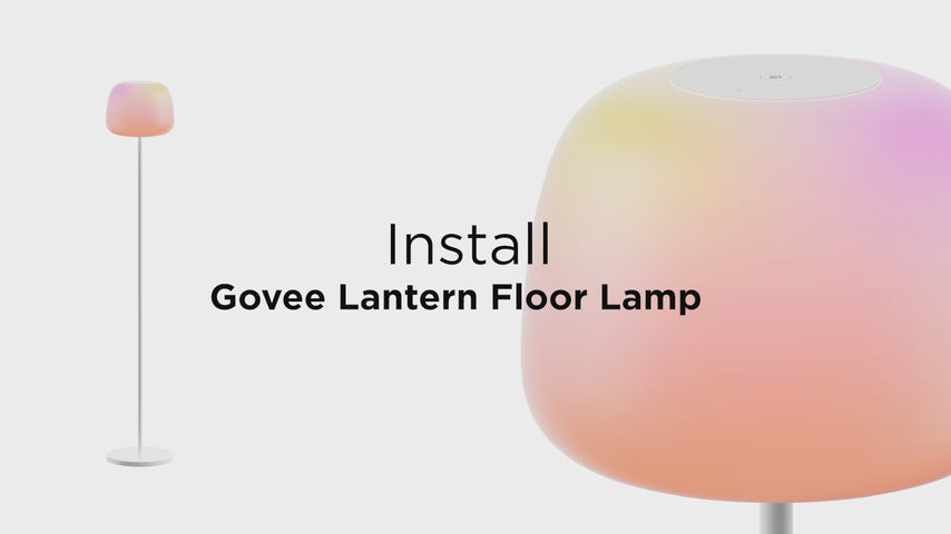 Govee Lantern Floor Lamp Halo Gradient RGBIC H1630