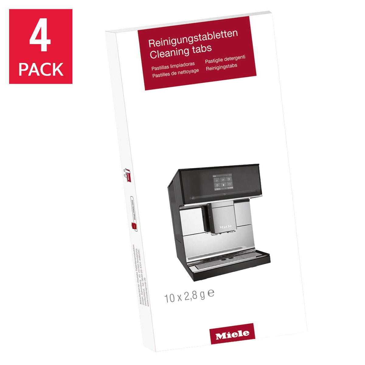 Miele Coffee Machine Cleaning Tablets 40-Count